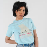T-shirt Di Casa  / Coral Blue Short Sleeves