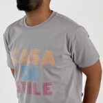 T-shirt Di Casa  / Grey Short Sleeves